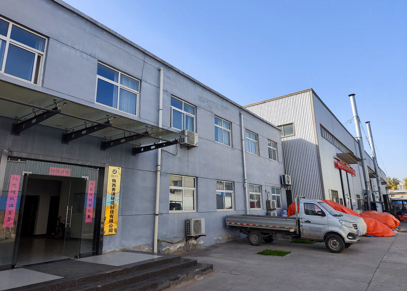 Shaanxi Shanqing Environmental Technology Co., Ltd. linha de produção do fabricante