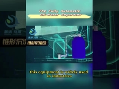 Separador de óleo e água totalmente automático